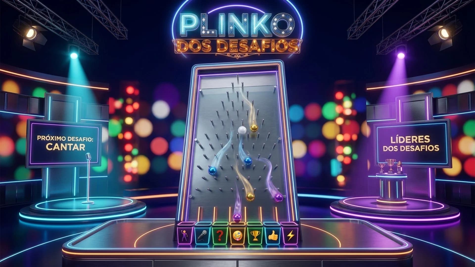 Plinko dos Desafios